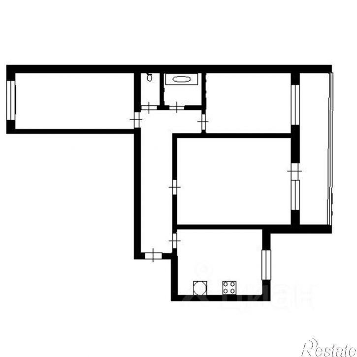 3-комн квартира ул Триумфальная, 28,  д. 28