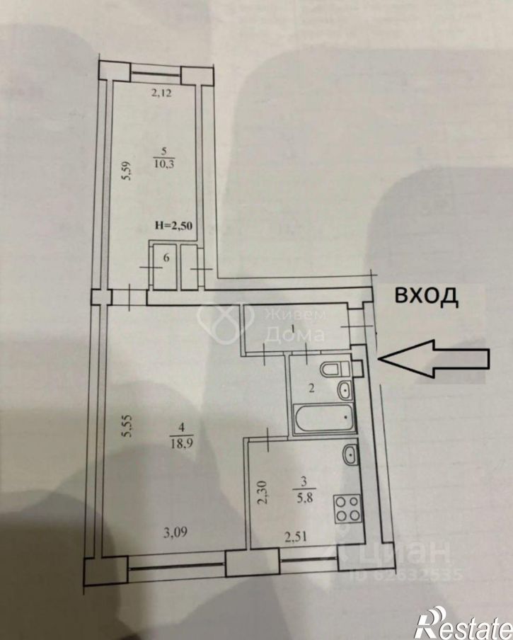 2-комн квартира ул Богунская, 35,  д. 35