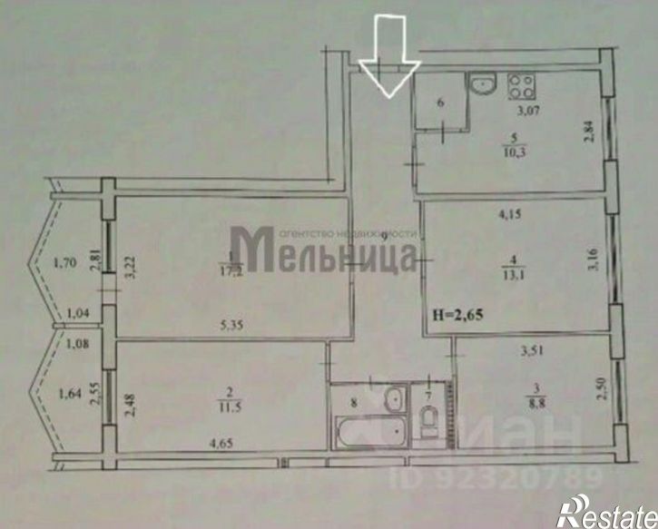 Комната ул им. Репина, 15,  д. 15