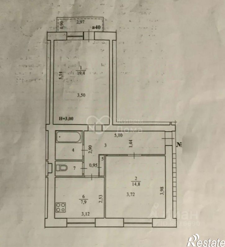 2-комн квартира улица Хользунова, 23,  д. 23