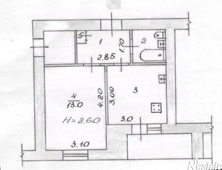 1-комн квартира Загорская улица, 13А,  д. 13А