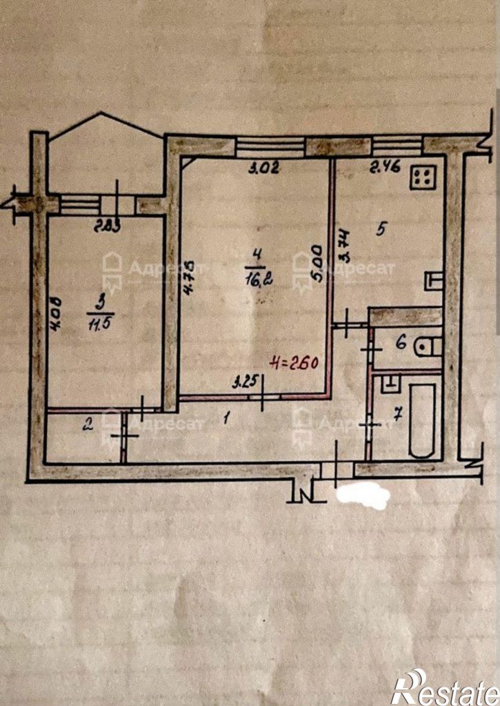 2-комн квартира ул. Героев Шипки,  д.29
