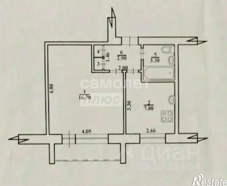 1-комн квартира улица Кирова, 128,  д. 128