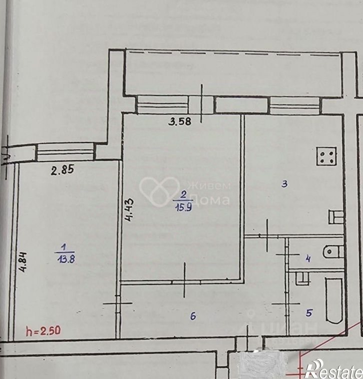 2-комн квартира Удмуртская улица, 71,  д. 71