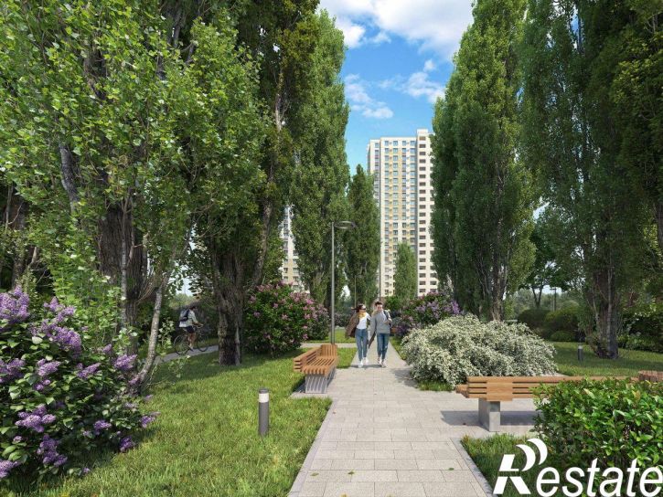 1-комн квартира в новом доме Новосибирская улица, 76,  д. 76