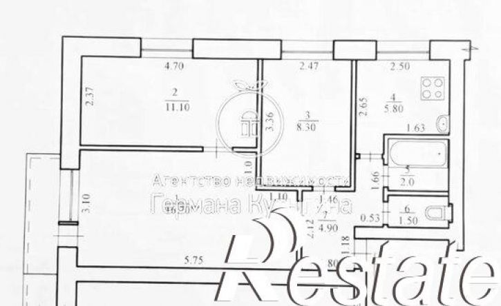 3-комн квартира улица Кирова, 125,  д. 125