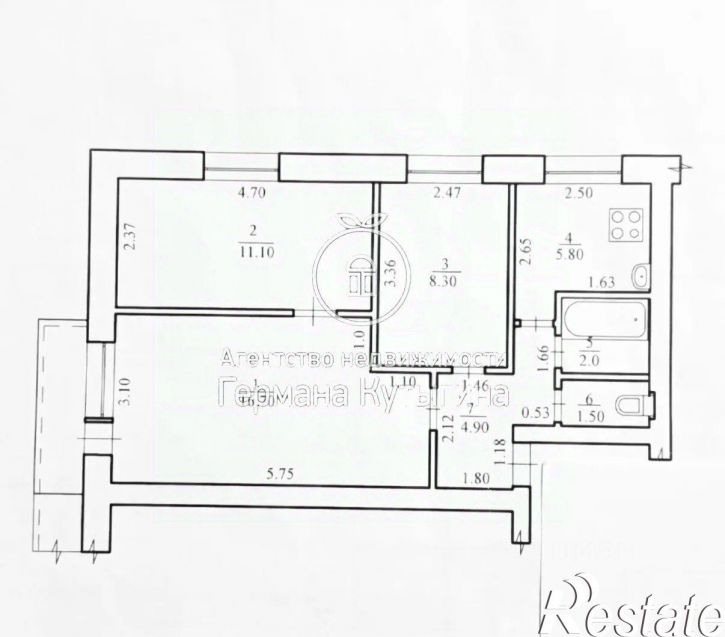 3-комн квартира улица Кирова, 125,  д. 125