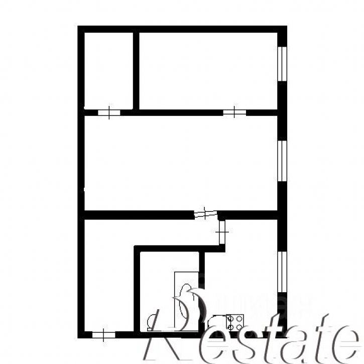 2-комн квартира Казахская улица, 1/3,  д. 1/3