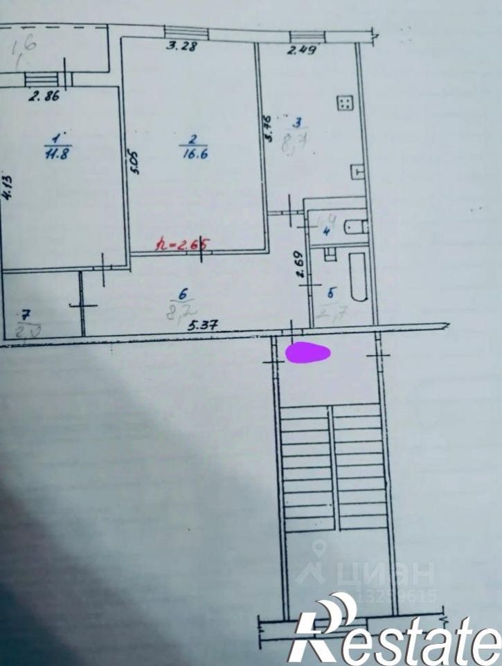 2-комн квартира Пятиморская улица, 41А,  д. 41А