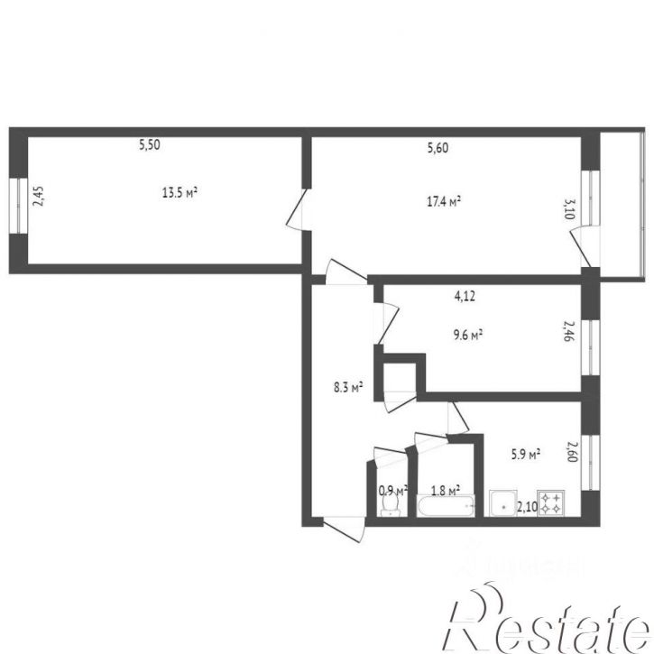 3-комн квартира Петроградская улица, 7,  д. 7