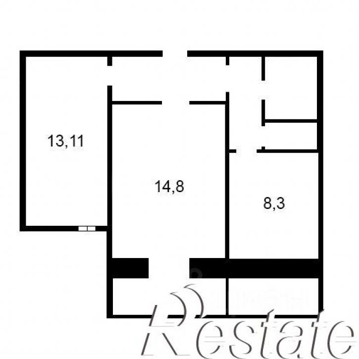 2-комн квартира улица Землячки, 50,  д. 50