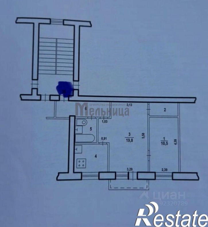 2-комн квартира Пятиморская улица, 25,  д. 25