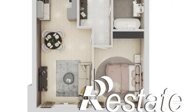 2-комн квартира в новом доме улица Клары Цеткин, 1А,  д. 1А