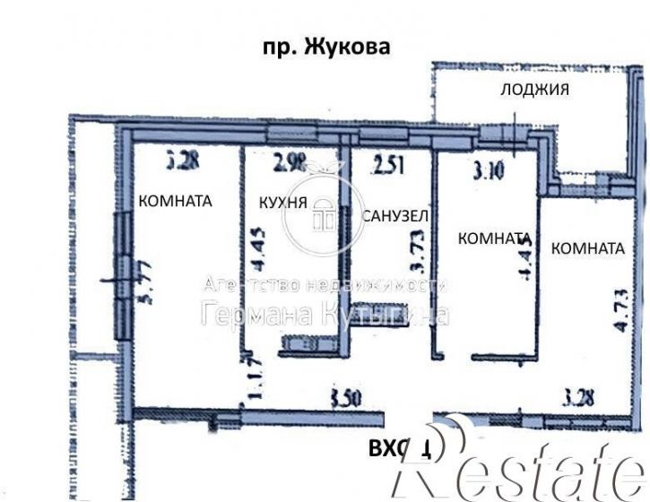 3-комн квартира Россия, Волгоградская область