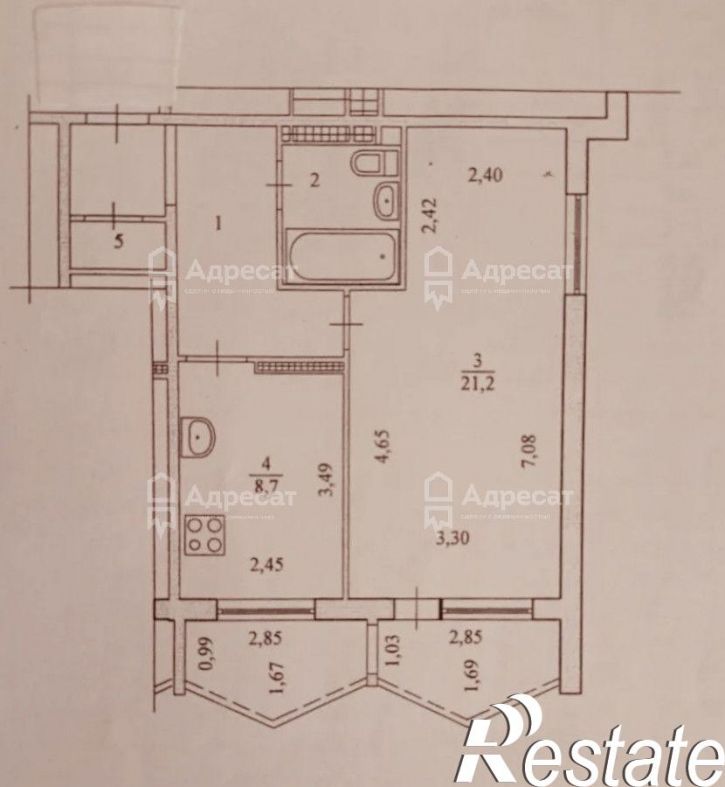 1-комн квартира ул. Рихарда Зорге,  д.49