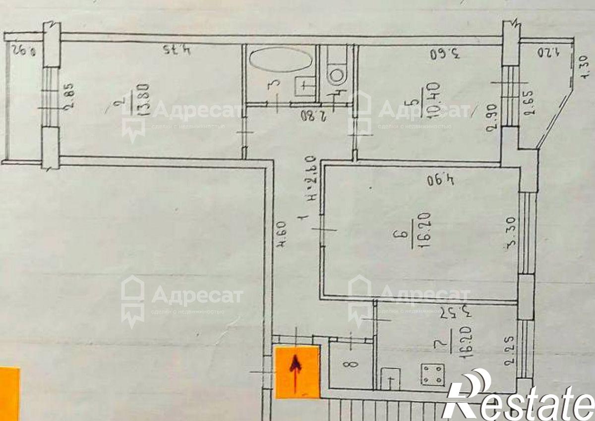 Купить квартиру за 7 690 000 рублей на ул. Елисеева,  д.15А