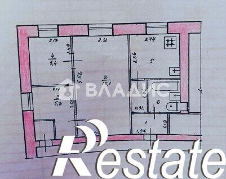 3-комн квартира Депутатская улица, 9,  д. 9