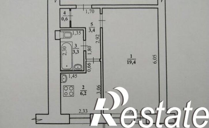 1-комн квартира улица Козака, 9Б,  д. 9Б